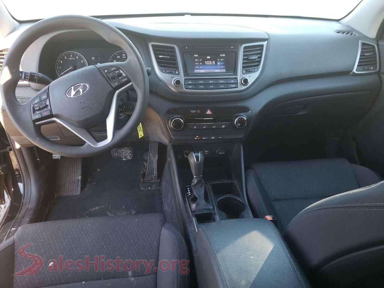 2017 HYUNDAI TUCSON VIN KM8J3CA47HU420367, interior dashboard