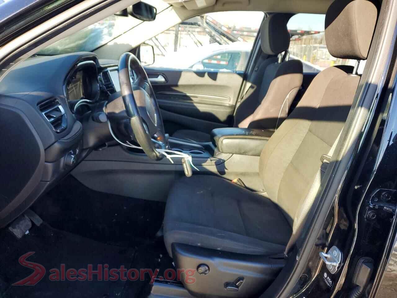 2022 DODGE DURANGO VIN 1C4RDJAG8NC107042, engine bay