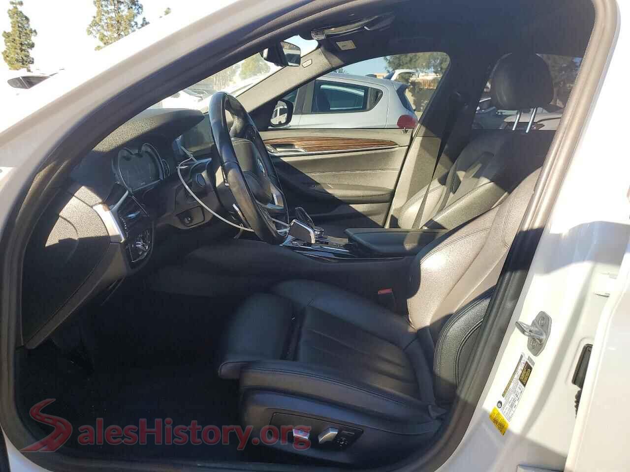 2018 BMW 5 SERIES VIN WBAJA5C54JWA37749, engine bay