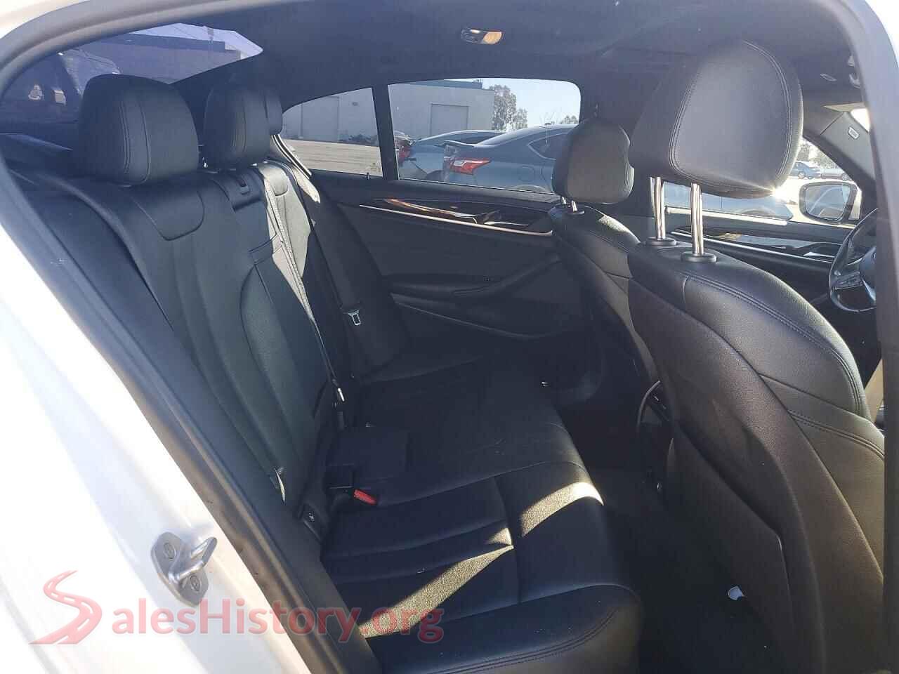 2018 BMW 5 SERIES VIN WBAJA5C54JWA37749, odometer mileage