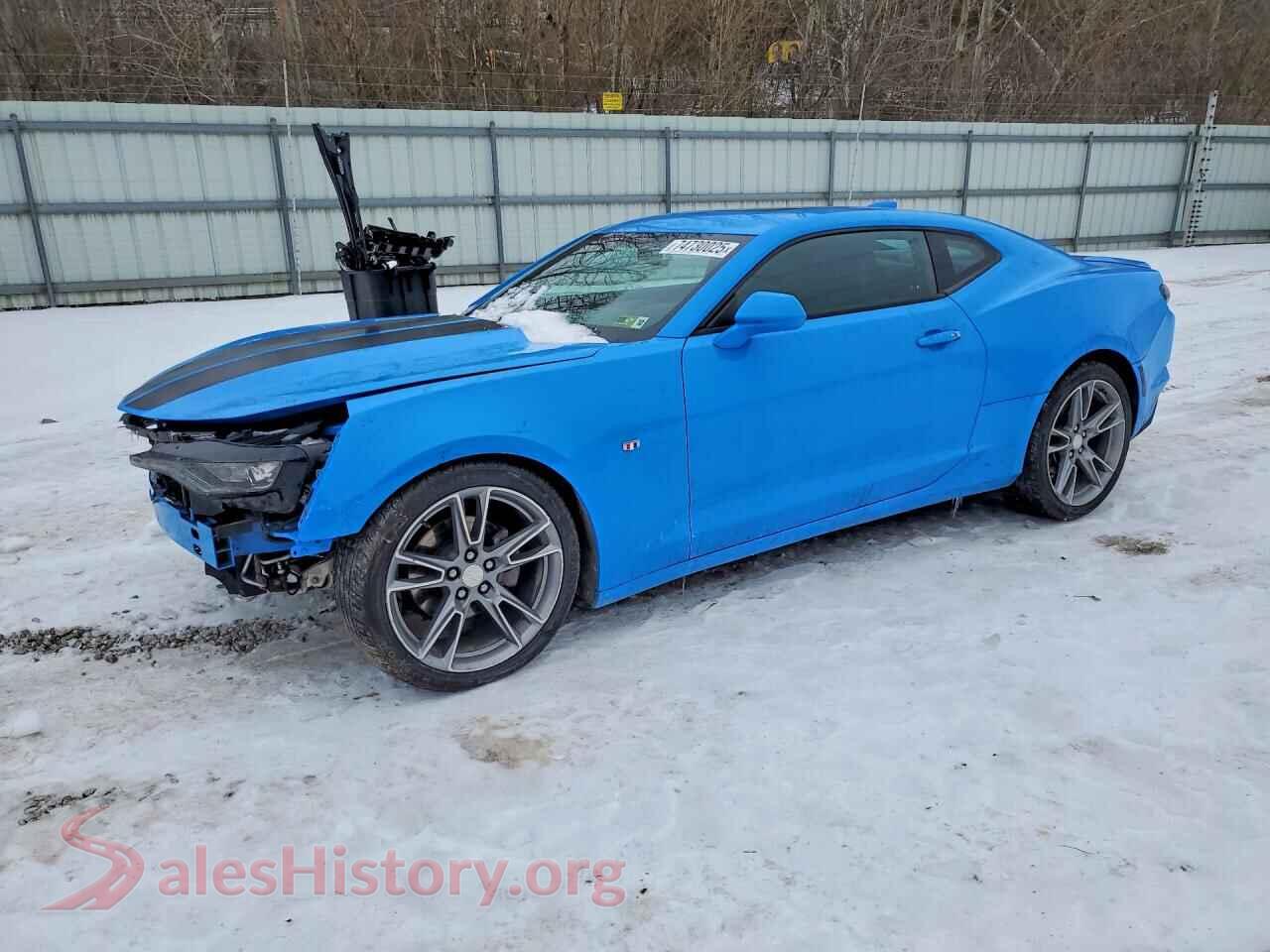 2022 CHEVROLET CAMARO VIN 1G1FD1RSXN0129999, auction photo