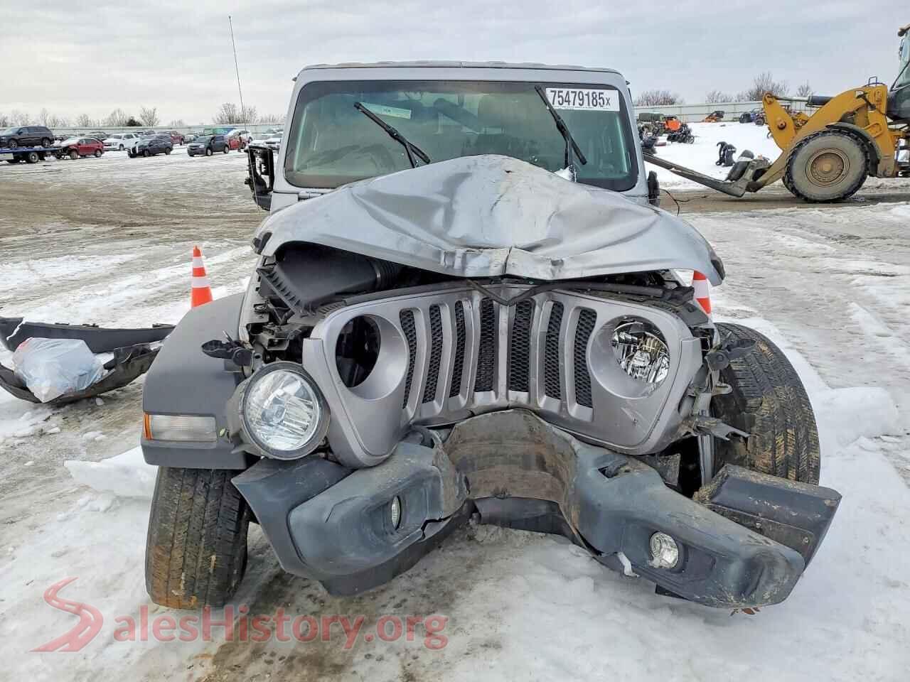 2019 JEEP WRANGLER VIN 1C4GJXAG6KW518940, rear view