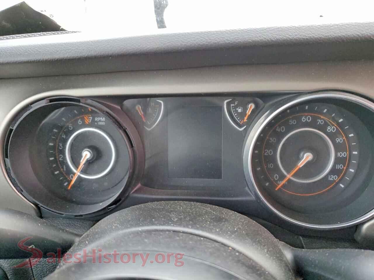 2019 JEEP WRANGLER VIN 1C4GJXAG6KW518940, interior center console