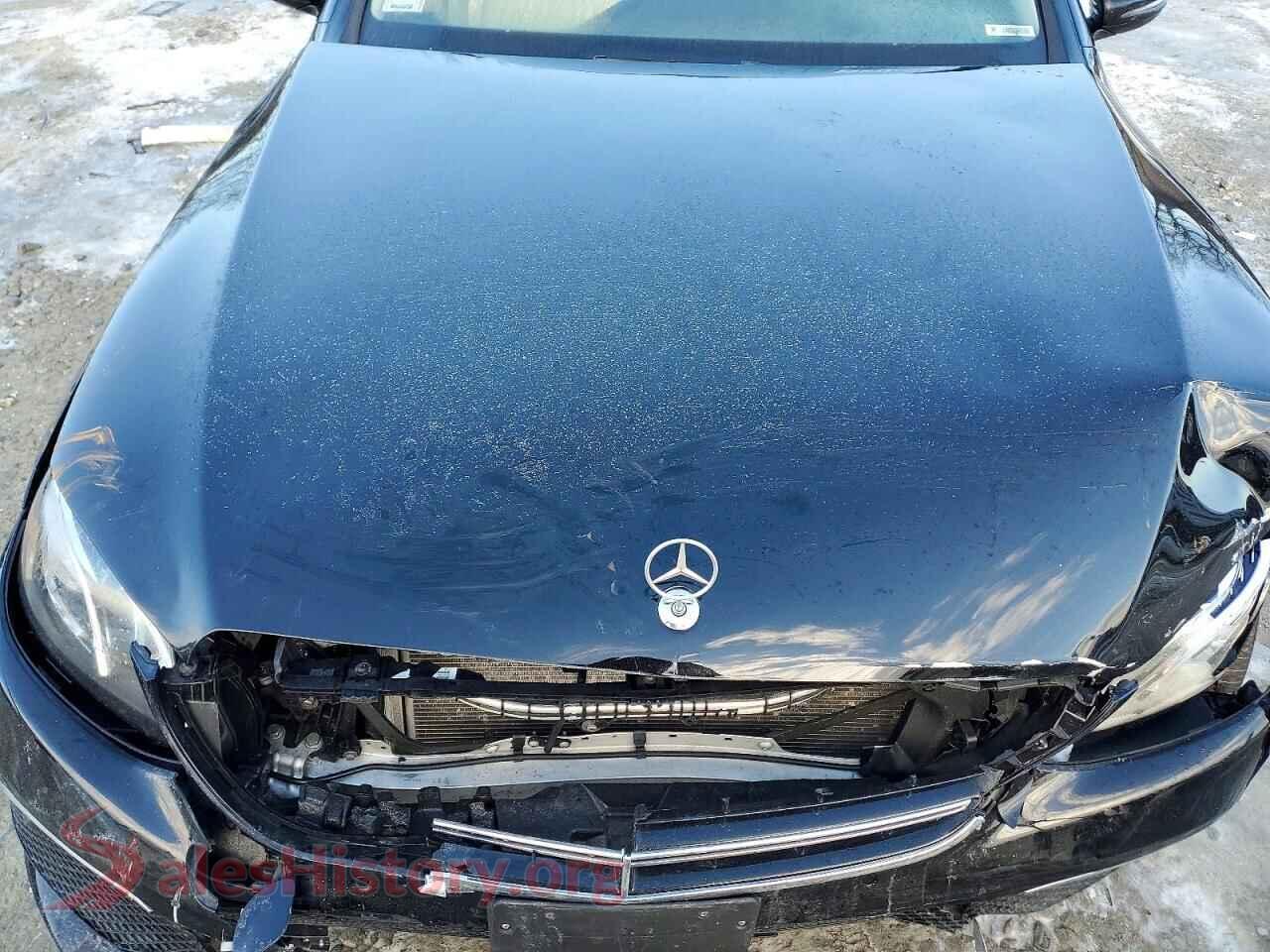 2018 MERCEDES-BENZ E-CLASS VIN WDDZF4KB2JA357676, VIN plate