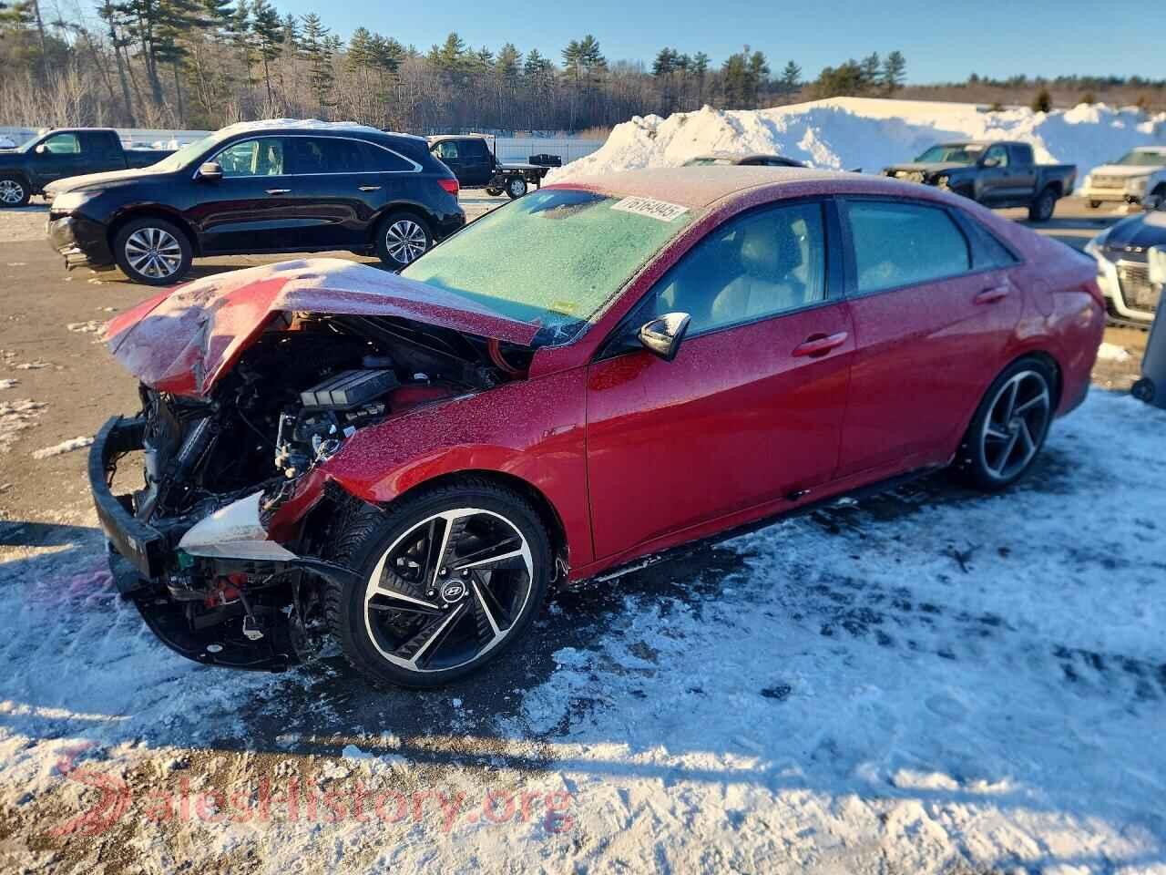 2023 HYUNDAI ELANTRA VIN KMHLR4AF0PU489642, auction photo