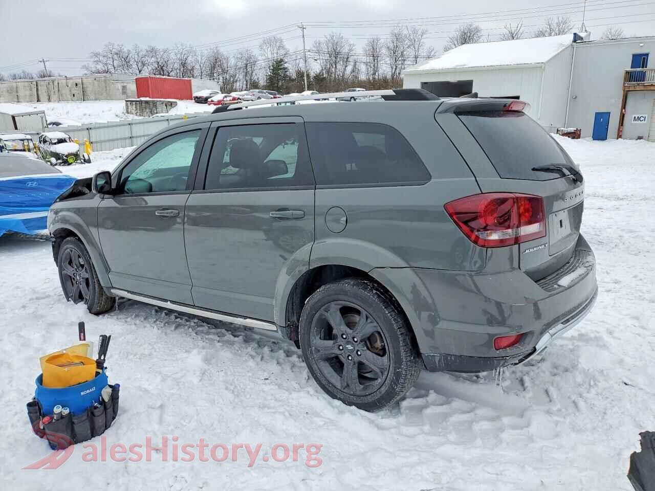 2019 DODGE JOURNEY VIN 3C4PDCGG3KT737447, front view