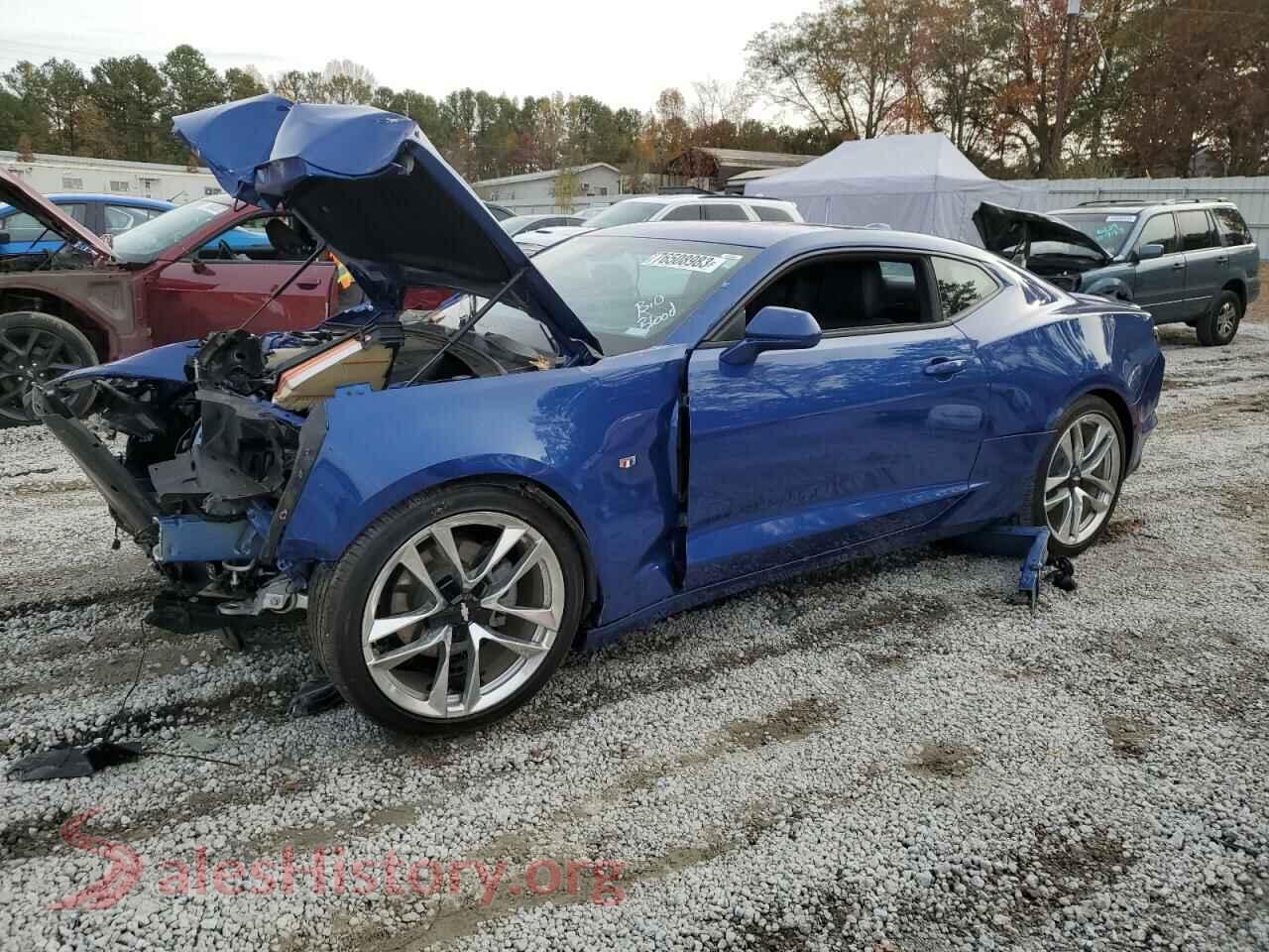 2022 CHEVROLET CAMARO VIN 1G1FD1RSXN0112507, auction photo