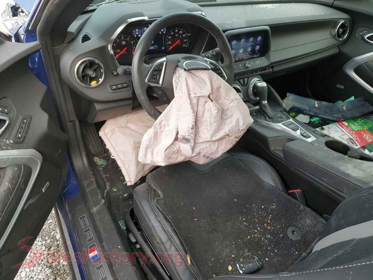 2022 CHEVROLET CAMARO VIN 1G1FD1RSXN0112507, interior dashboard