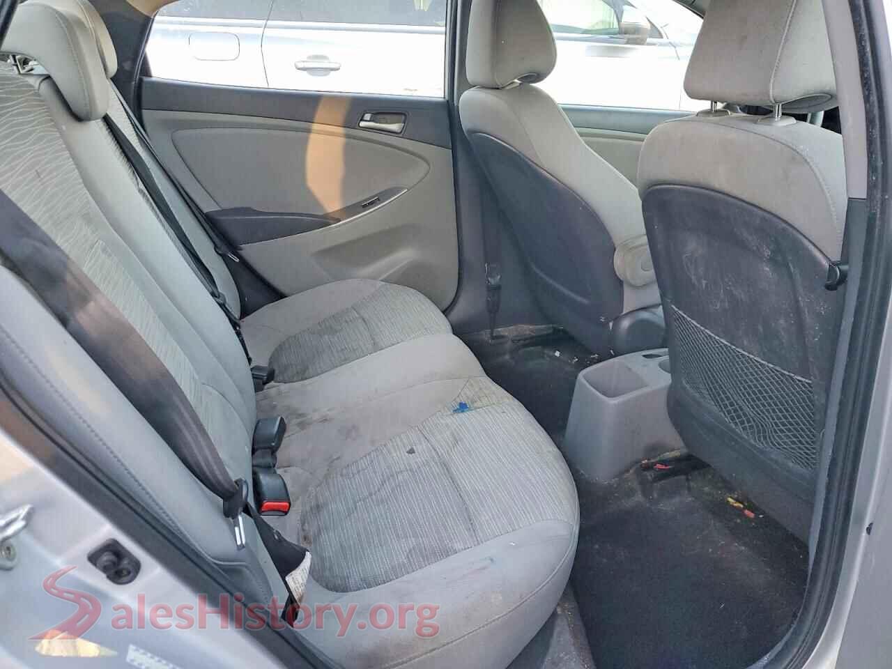 2017 HYUNDAI ACCENT VIN KMHCT4AE8HU310161, odometer mileage