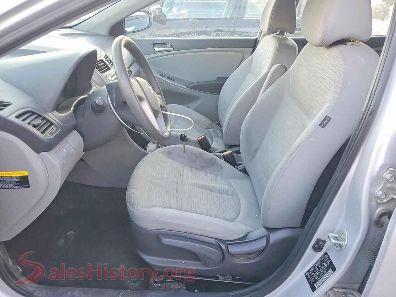 2017 HYUNDAI ACCENT VIN KMHCT4AE8HU310161, engine bay