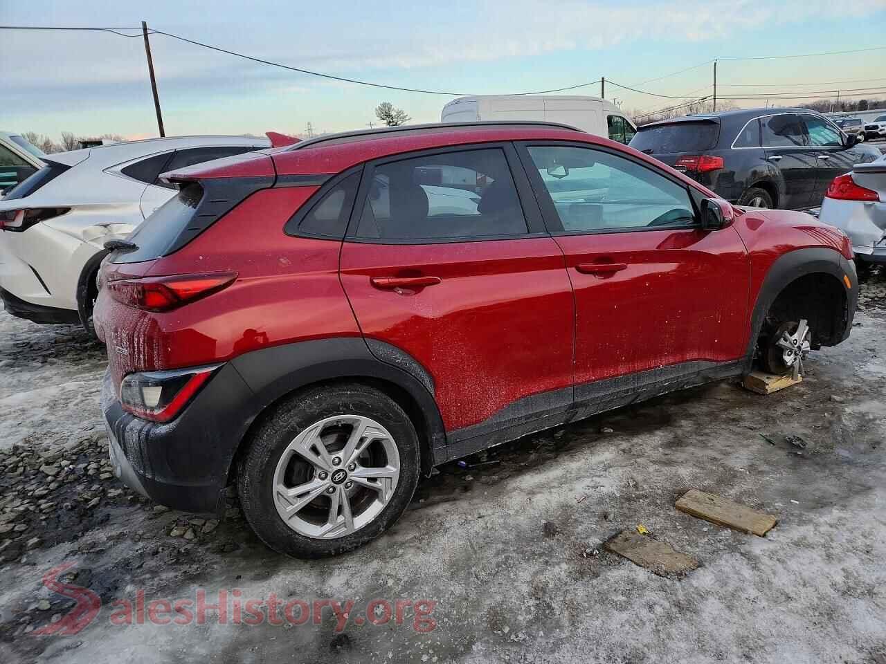 2022 HYUNDAI KONA VIN KM8K3CAB0NU897592, right side view