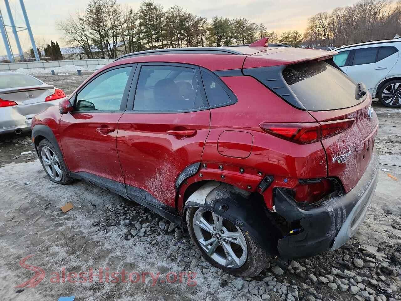 2022 HYUNDAI KONA VIN KM8K3CAB0NU897592, front view