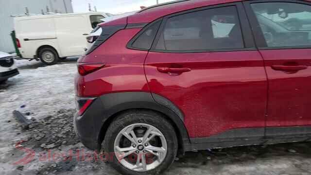 2022 HYUNDAI KONA VIN KM8K3CAB0NU897592, trunk area