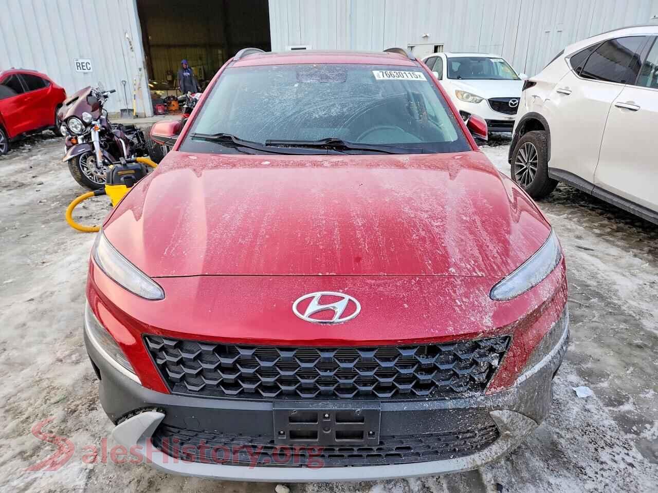 2022 HYUNDAI KONA VIN KM8K3CAB0NU897592, rear view
