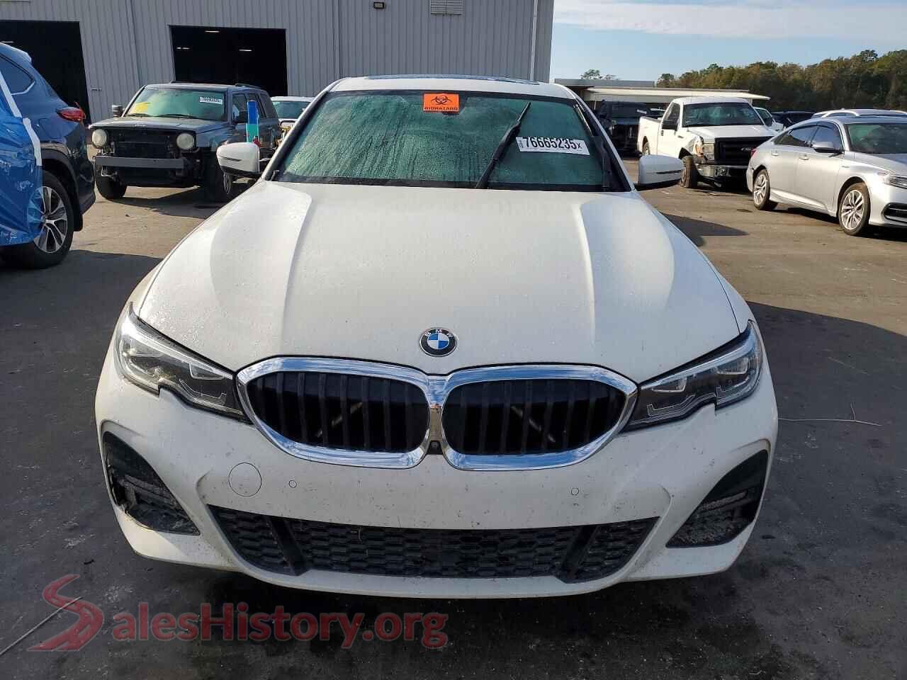 2021 BMW 3 SERIES VIN 3MW5R1J08M8B59146, rear view
