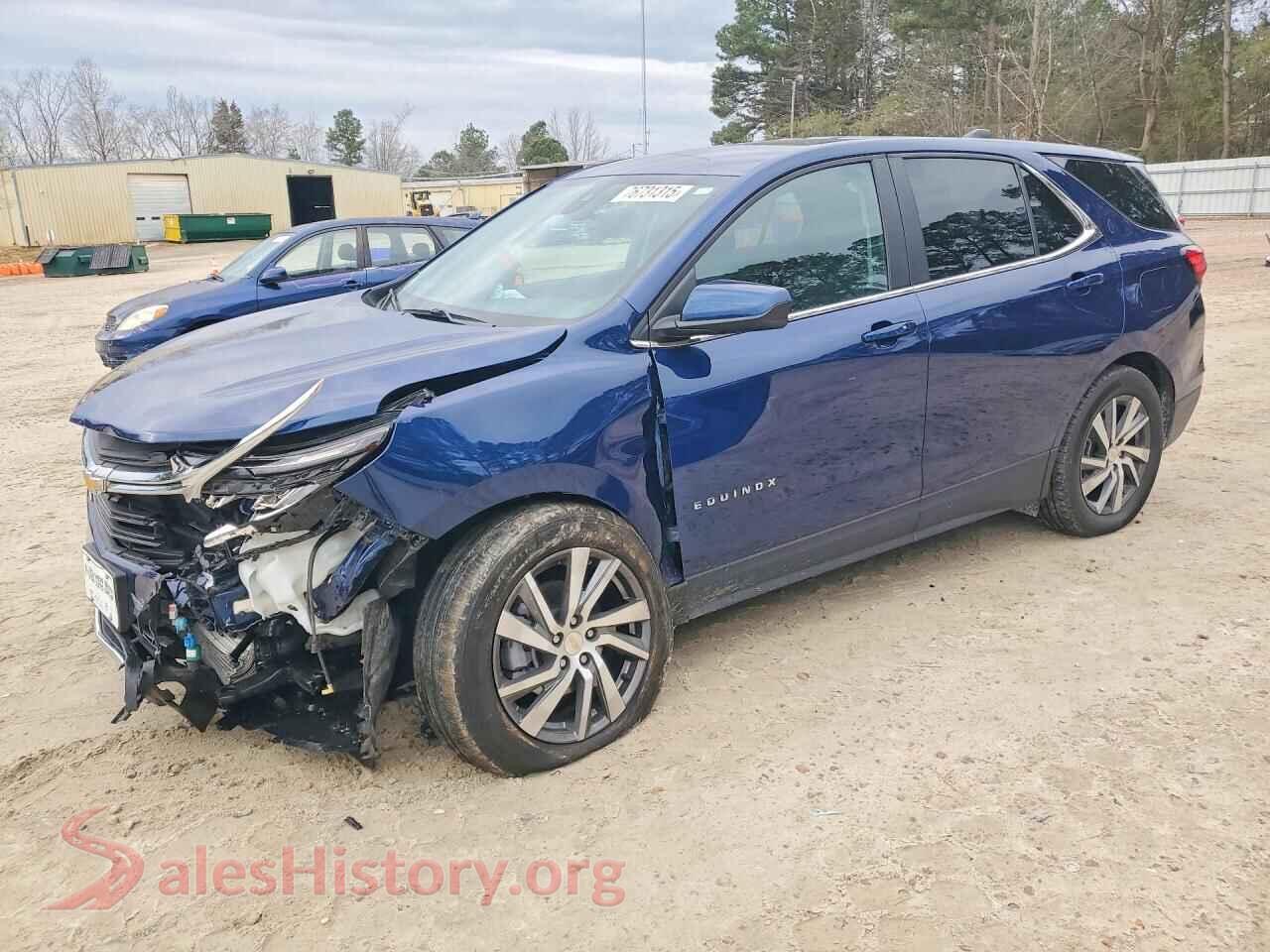 2022 CHEVROLET EQUINOX VIN 3GNAXKEV8NL281157, auction photo