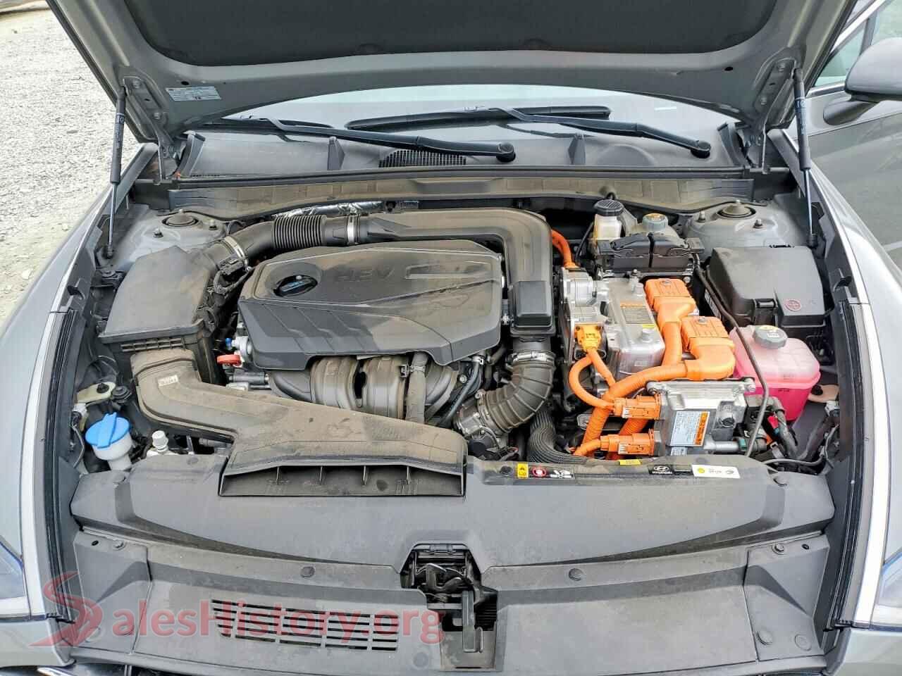 2023 HYUNDAI SONATA VIN KMHL34JJ4PA056560, VIN plate