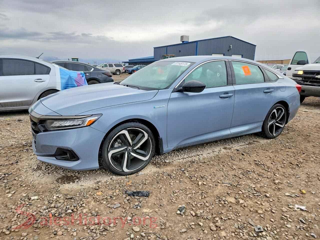 2022 HONDA ACCORD VIN 1HGCV3F23NA038124, auction photo