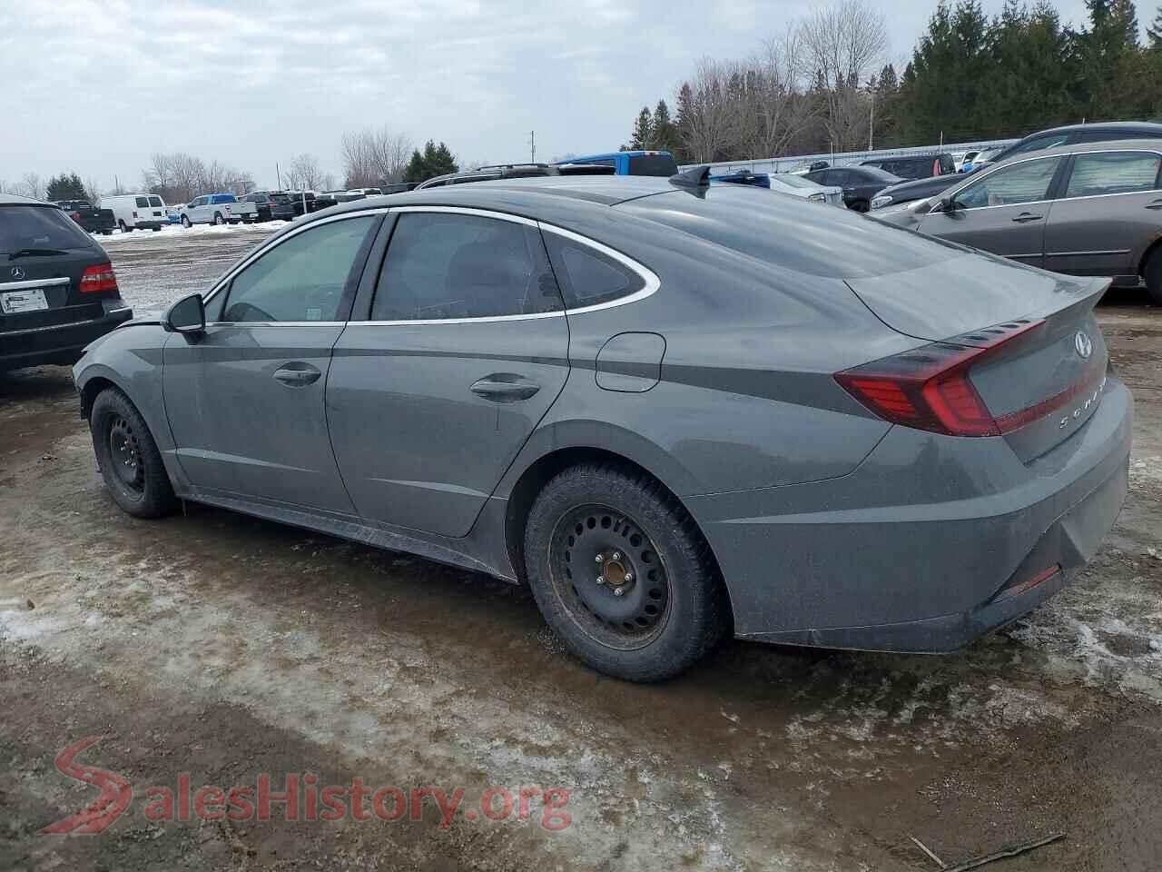 2020 HYUNDAI SONATA VIN 5NPEL4J27LH037638, front view