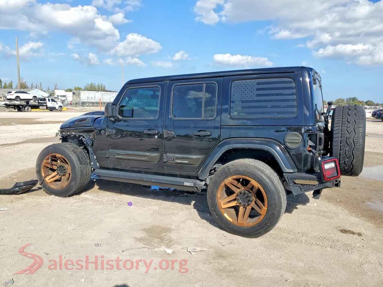 2023 JEEP WRANGLER VIN 1C4HJXEG7PW600018, front view