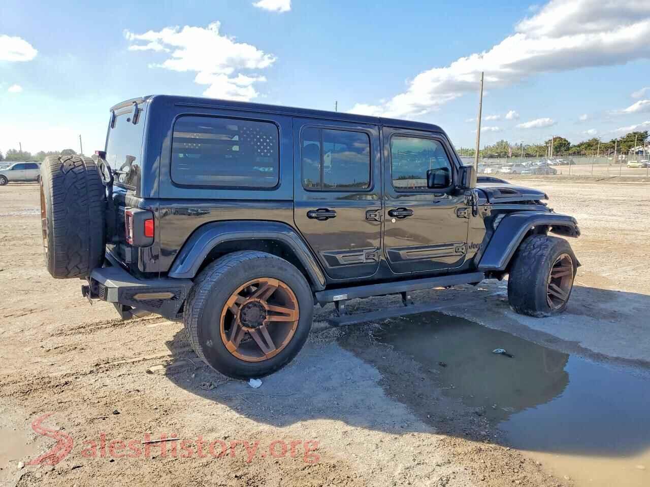 2023 JEEP WRANGLER VIN 1C4HJXEG7PW600018, right side view