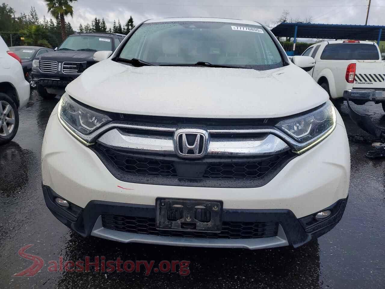 2018 HONDA CRV VIN 5J6RW1H53JL001570, rear view
