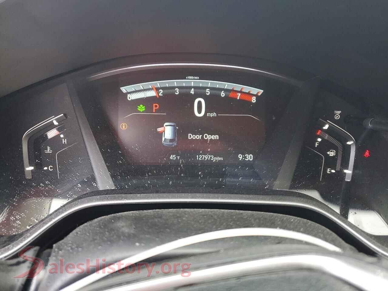 2018 HONDA CRV VIN 5J6RW1H53JL001570, interior center console