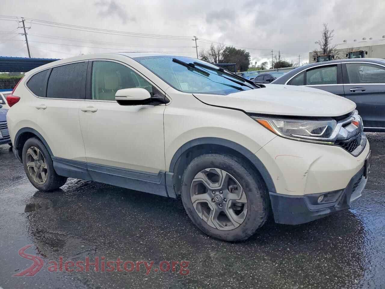 2018 HONDA CRV VIN 5J6RW1H53JL001570, rear 3/4 view