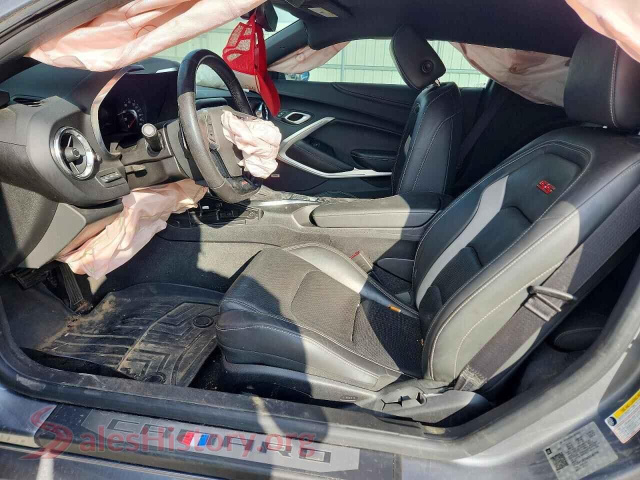 2019 CHEVROLET CAMARO VIN 1G1FH1R70K0145706, engine bay