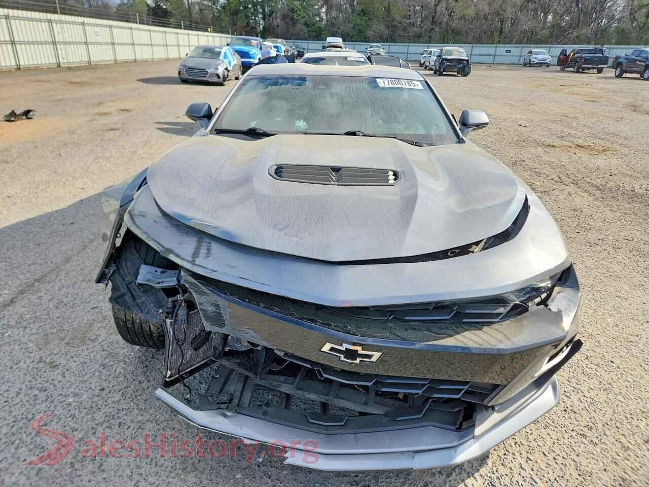 2019 CHEVROLET CAMARO VIN 1G1FH1R70K0145706, rear view