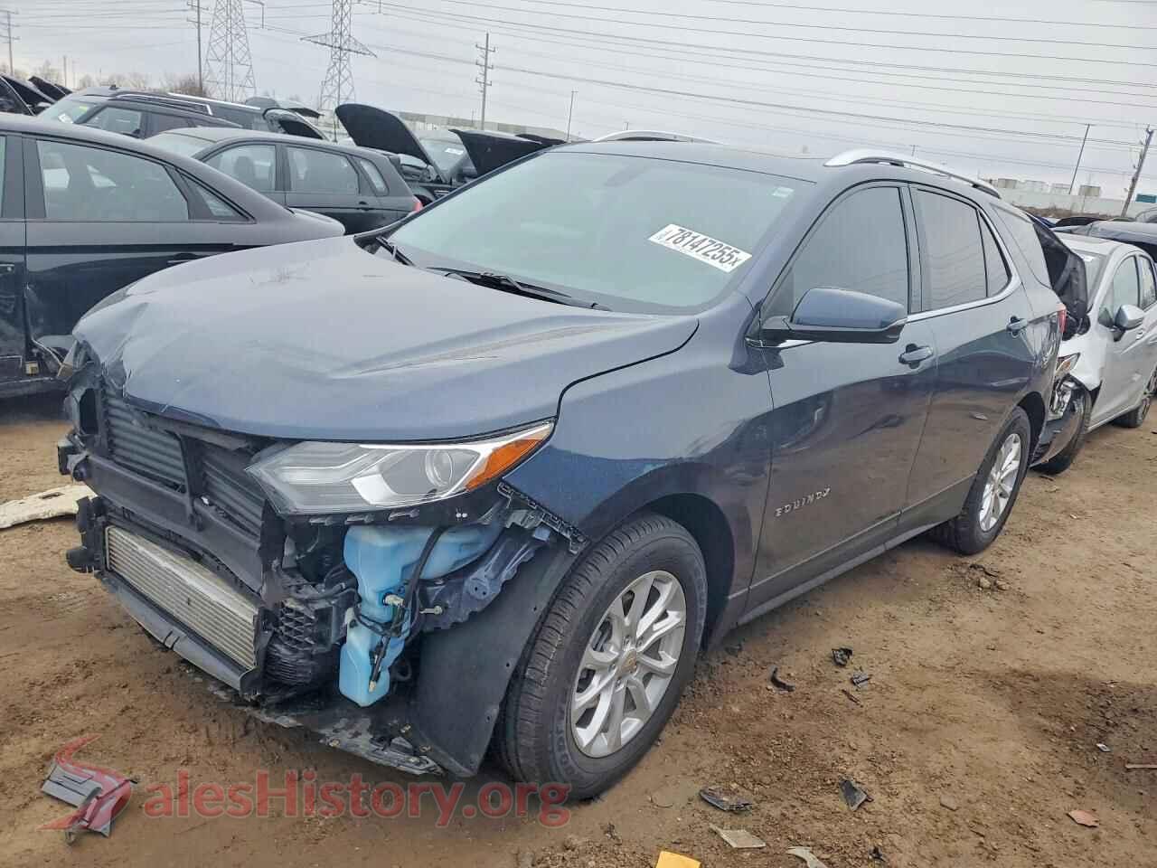 2018 CHEVROLET EQUINOX VIN 3GNAXJEV8JL111157, auction photo