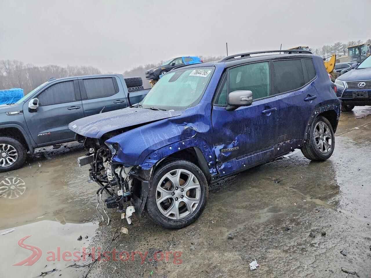 2019 JEEP RENEGADE VIN ZACNJBD1XKPJ95486, auction photo