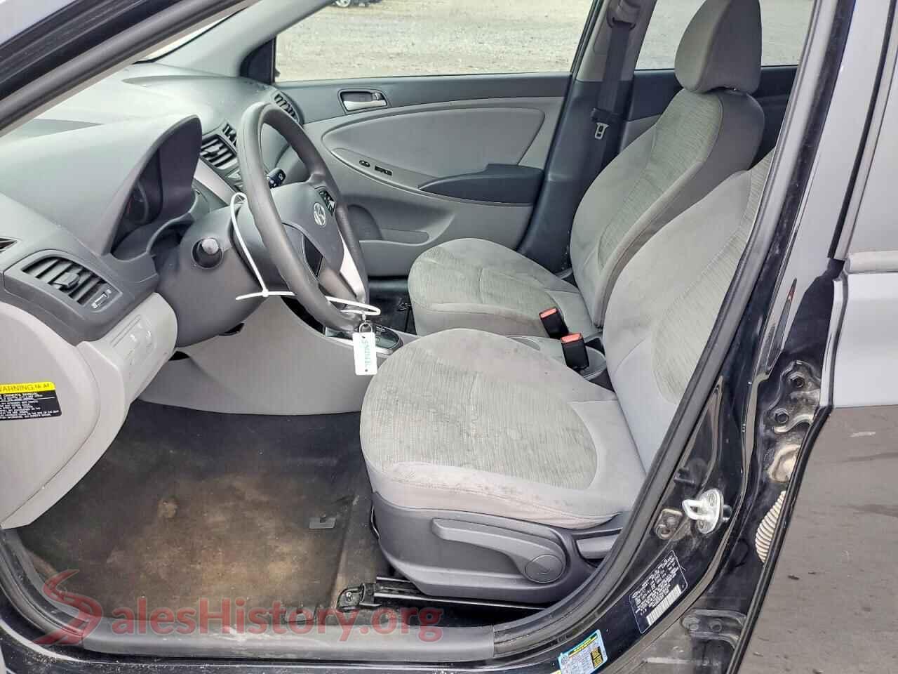 2017 HYUNDAI ACCENT SE VIN KMHCT5AE2HU364206, engine bay