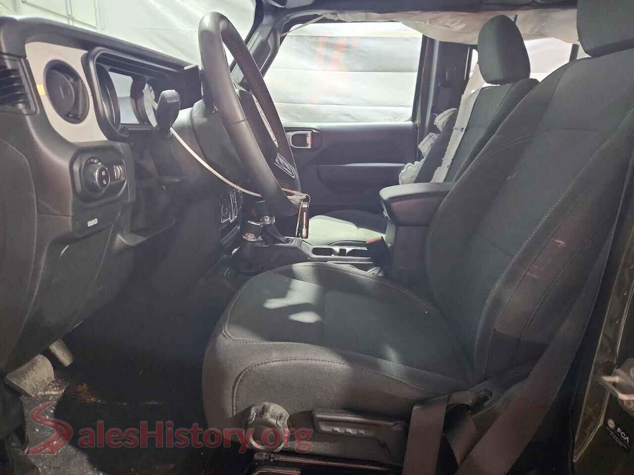 2024 JEEP GLADIATOR VIN 1C6HJTAG9RL100453, engine bay