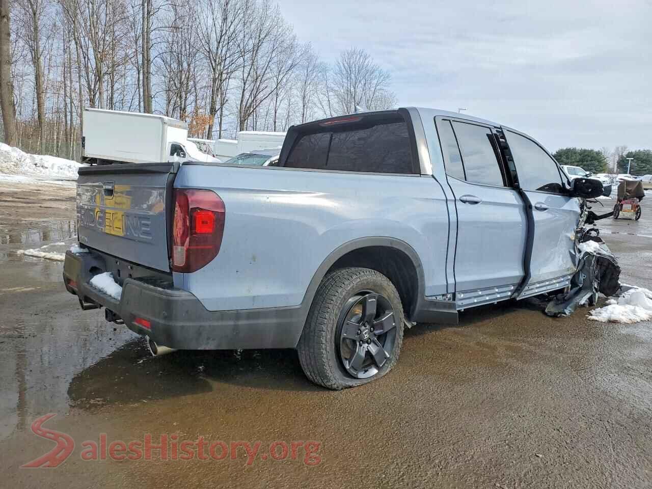 2025 HONDA RIDGELINE VIN 5FPYK3F80SB039551, right side view