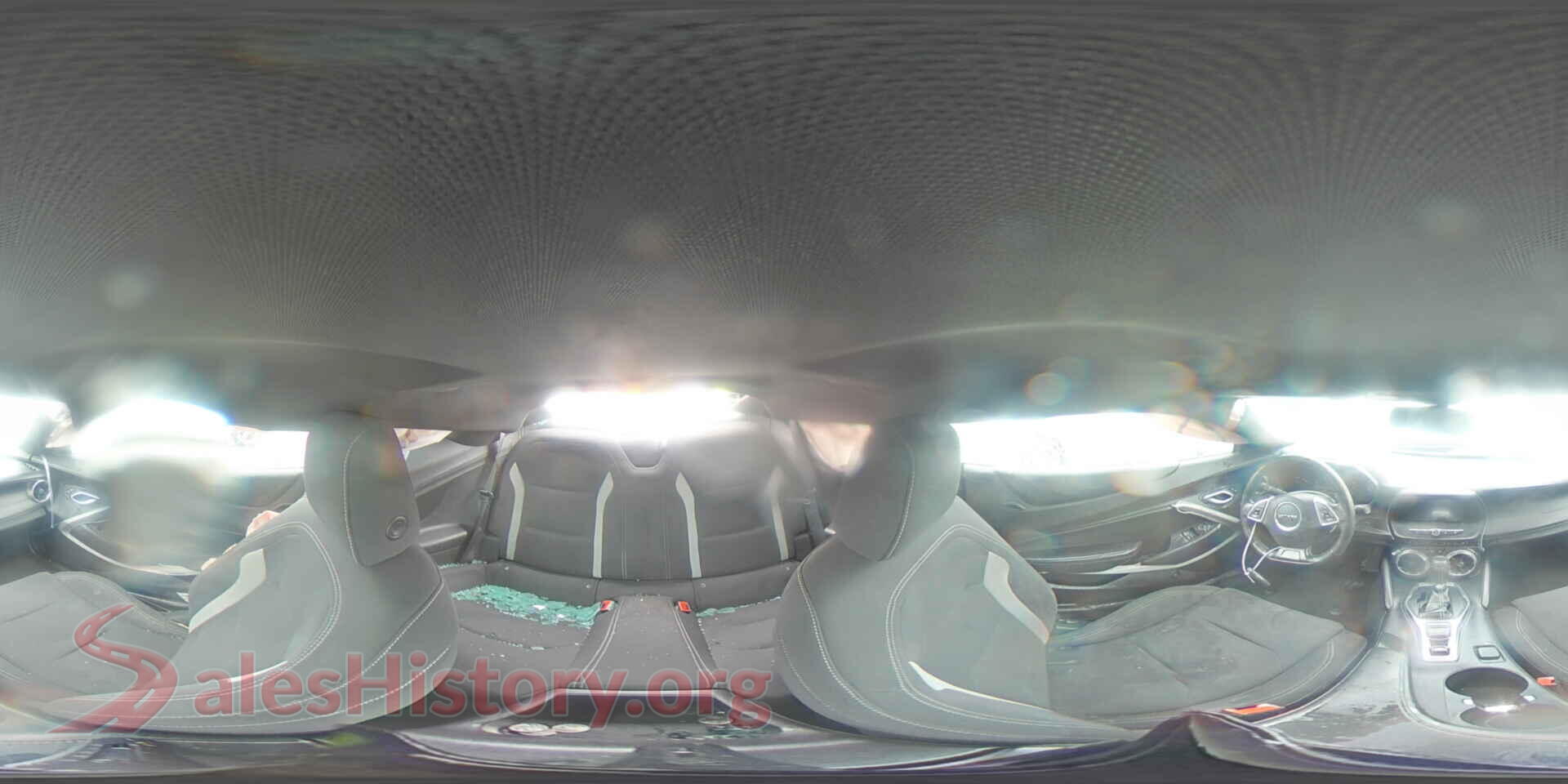 2018 CHEVROLET CAMARO VIN 1G1FB1RX6J0151705, damage close-up