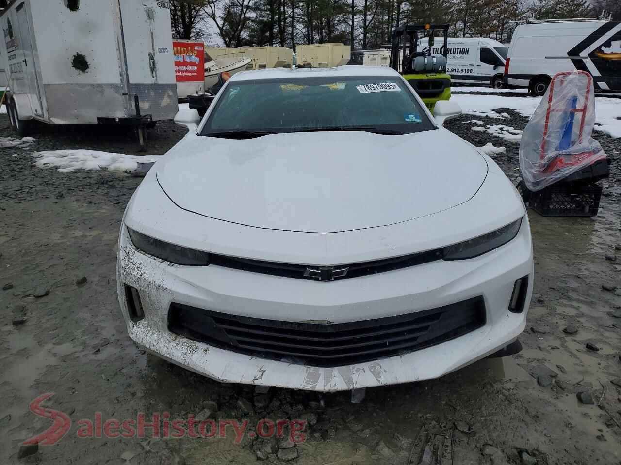 2018 CHEVROLET CAMARO VIN 1G1FB1RX6J0151705, rear view