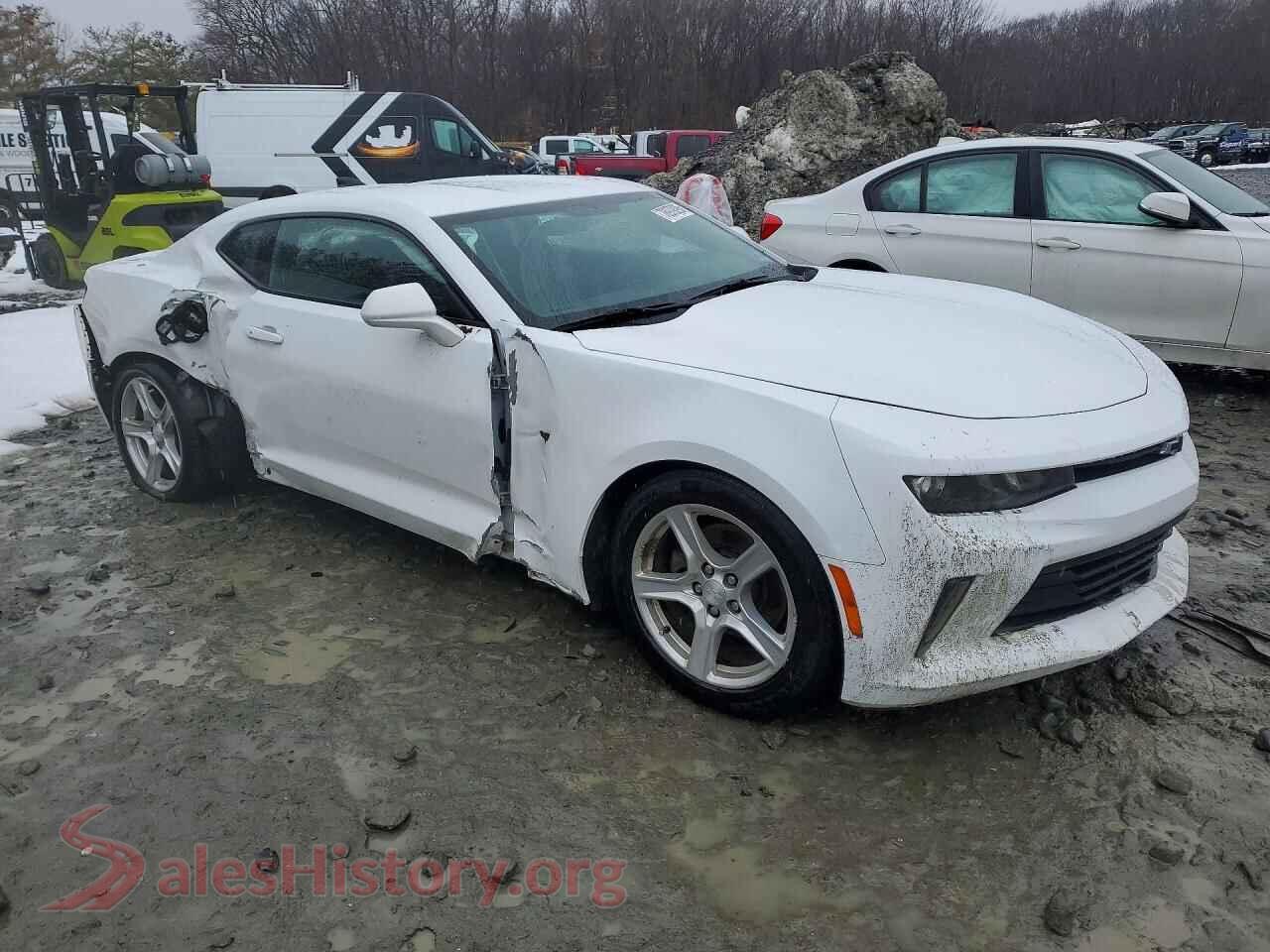 2018 CHEVROLET CAMARO VIN 1G1FB1RX6J0151705, rear 3/4 view