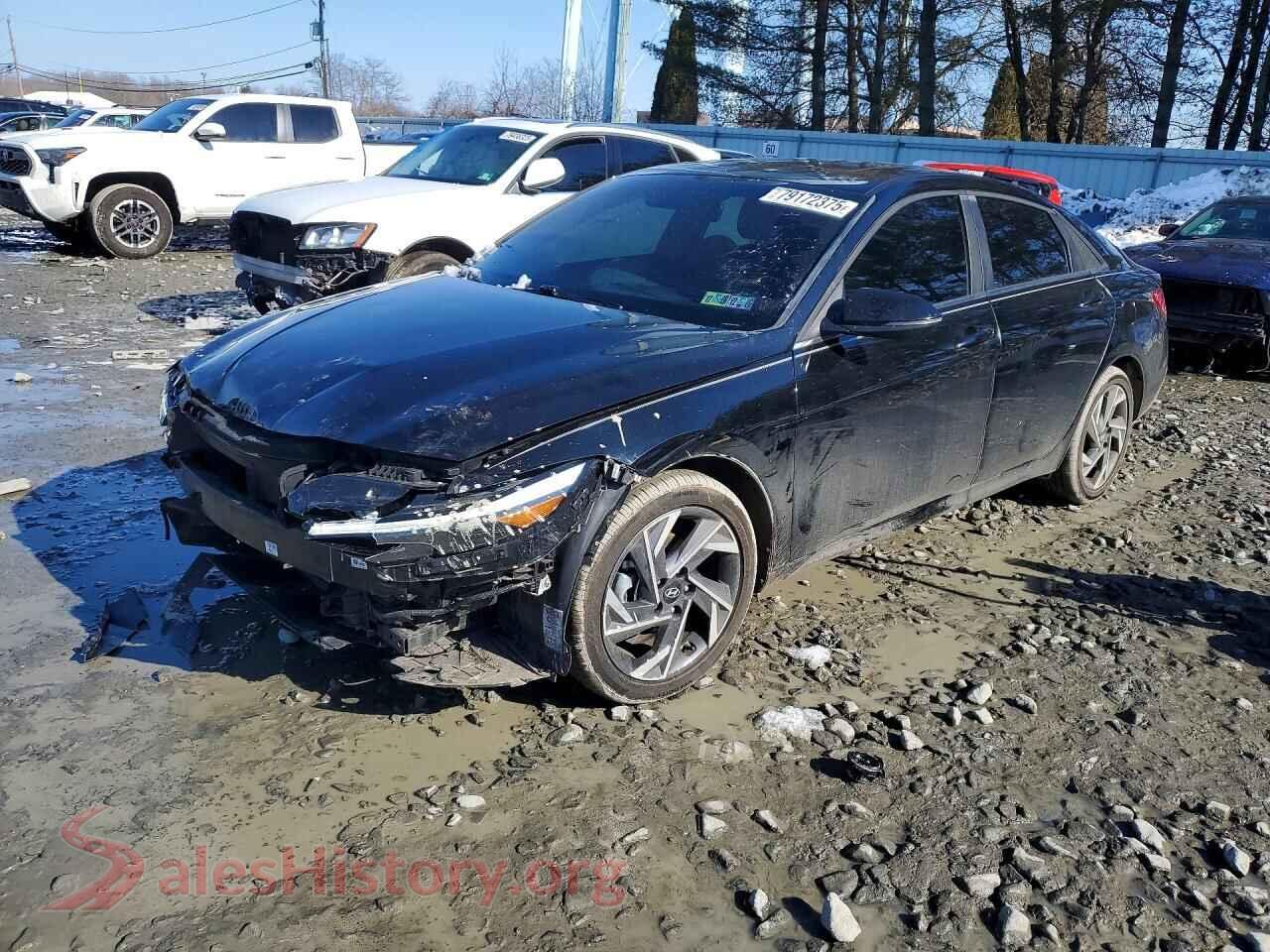 2025 HYUNDAI ELANTRA VIN KMHLP4DG3SU910594, auction photo
