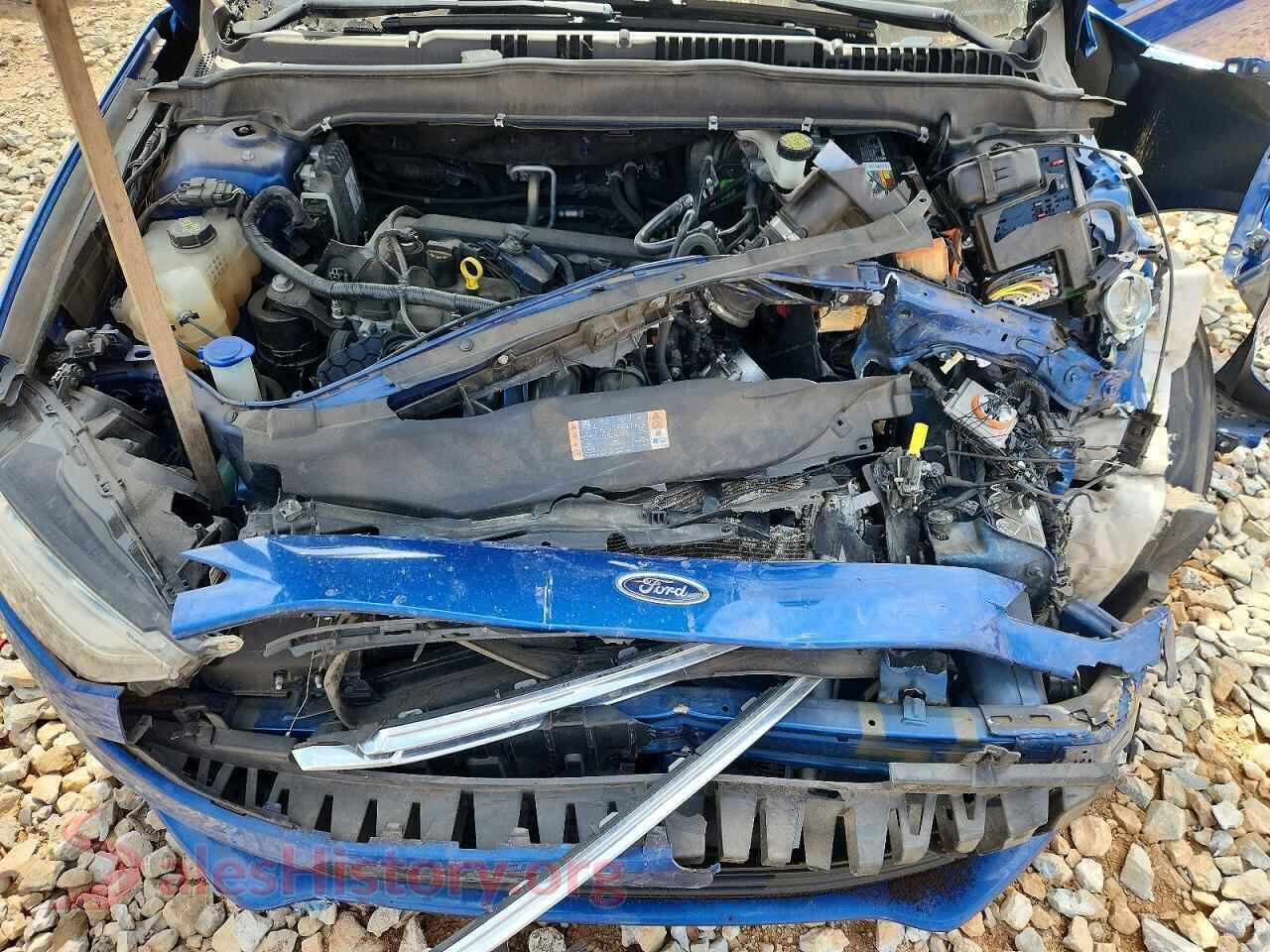 2018 FORD FUSION VIN 3FA6P0H76JR164643, VIN plate