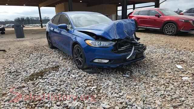 2018 FORD FUSION VIN 3FA6P0H76JR164643, damage close-up