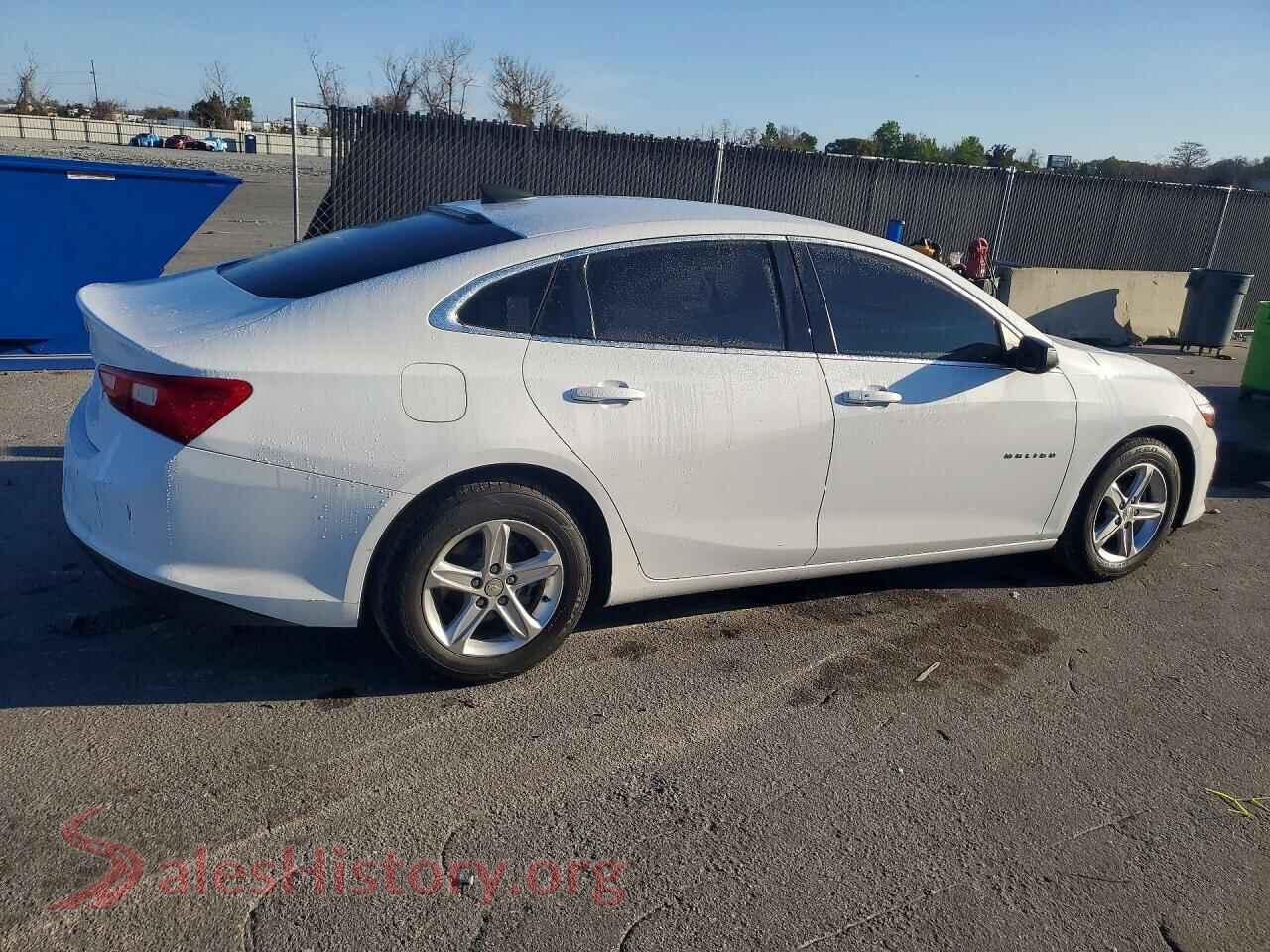 2019 CHEVROLET MALIBU VIN 1G1ZB5ST9KF205038, right side view