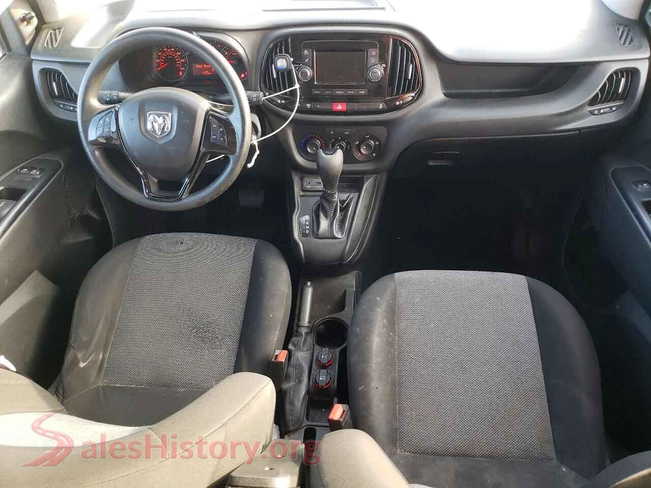 2019 RAM PROMASTER VIN ZFBHRFAB0K6M24809, interior dashboard