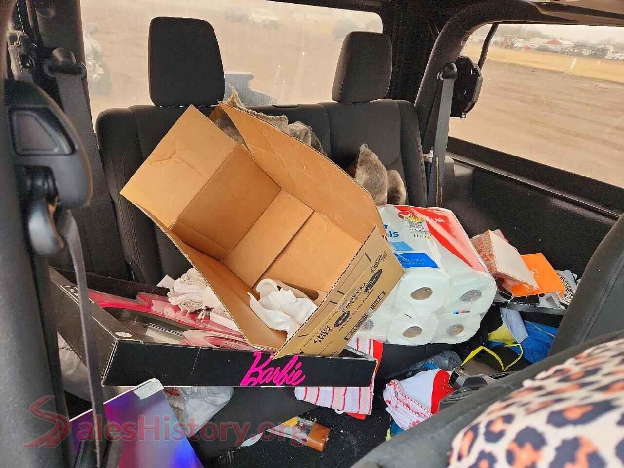 2018 JEEP WRANGLER VIN 1C4GJXAG0JW284731, VIN plate