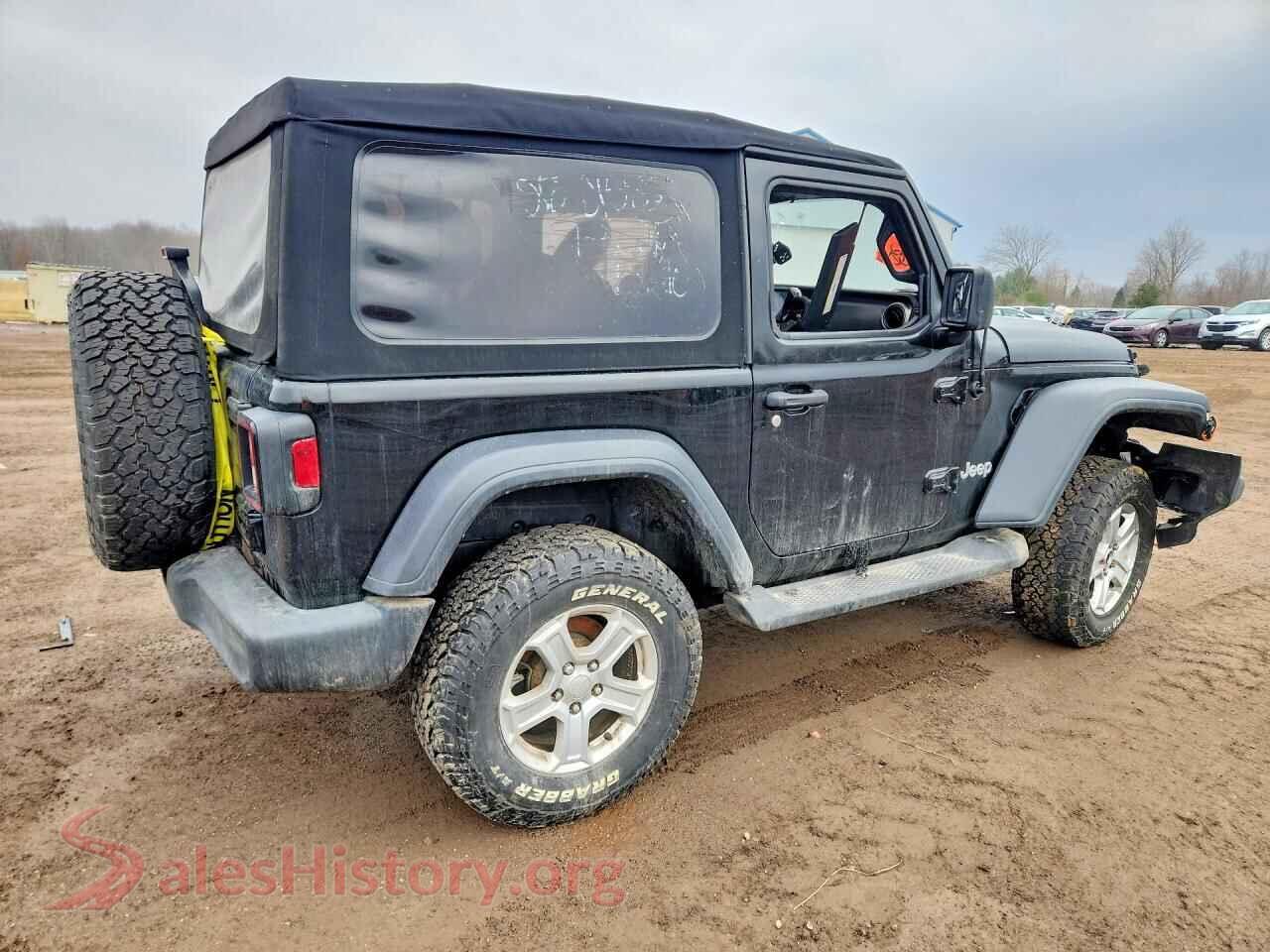 2018 JEEP WRANGLER VIN 1C4GJXAG0JW284731, right side view