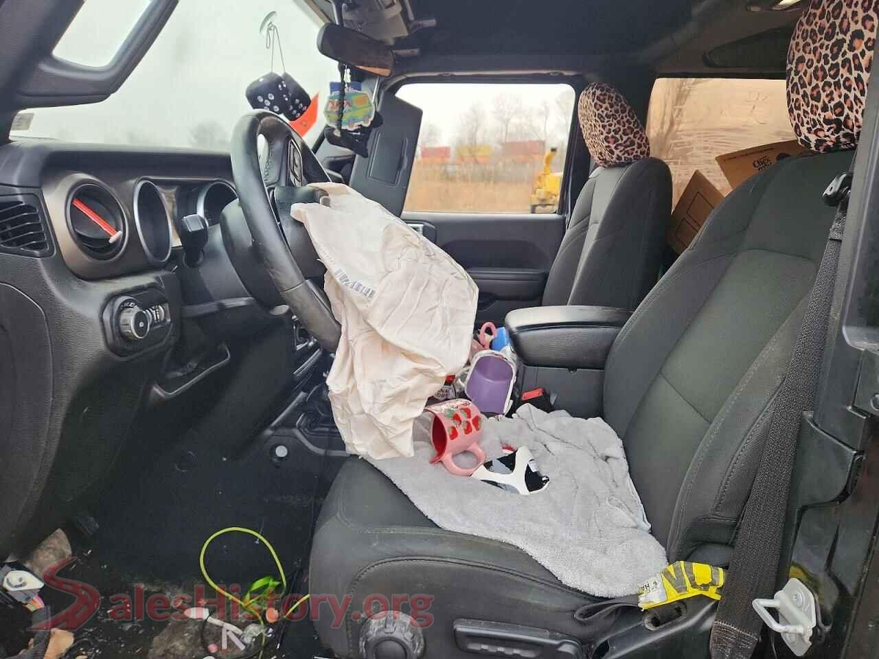 2018 JEEP WRANGLER VIN 1C4GJXAG0JW284731, engine bay