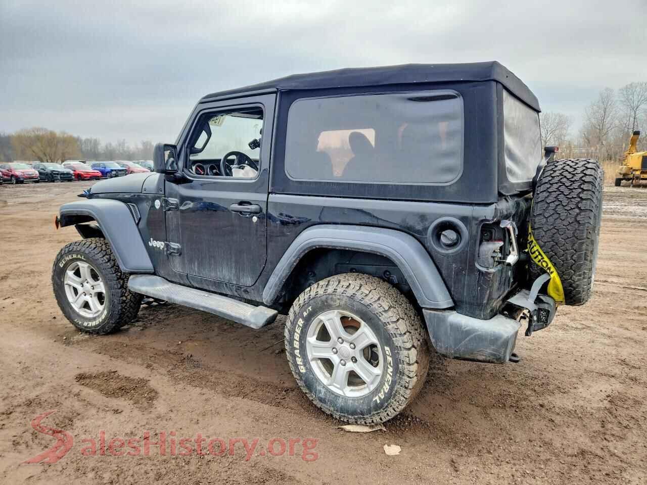 2018 JEEP WRANGLER VIN 1C4GJXAG0JW284731, front view