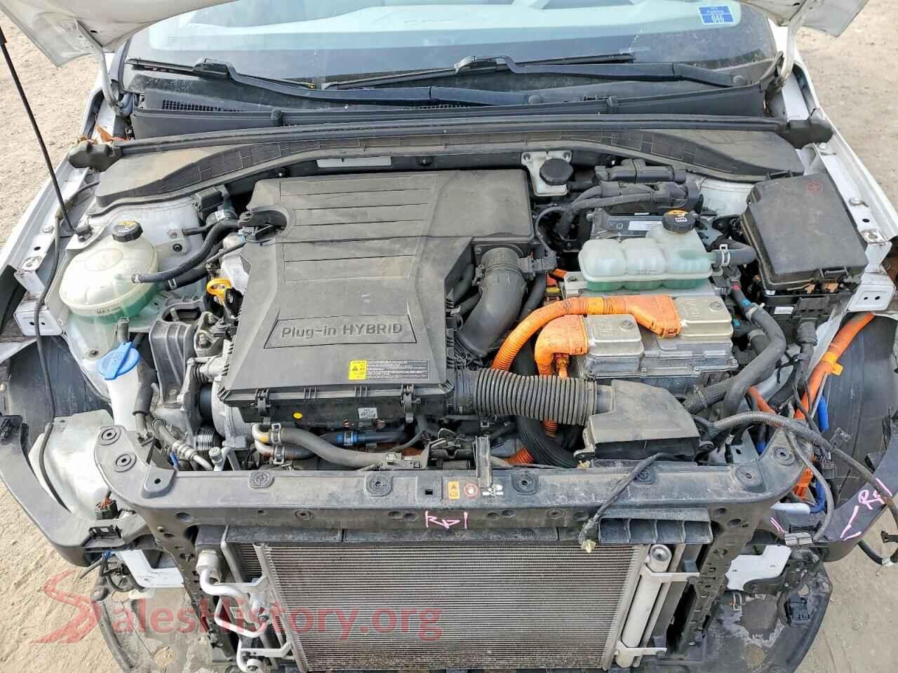 2020 HYUNDAI IONIQ PLUG-IN HYBRID VIN KMHC75LD8LU225327, VIN plate