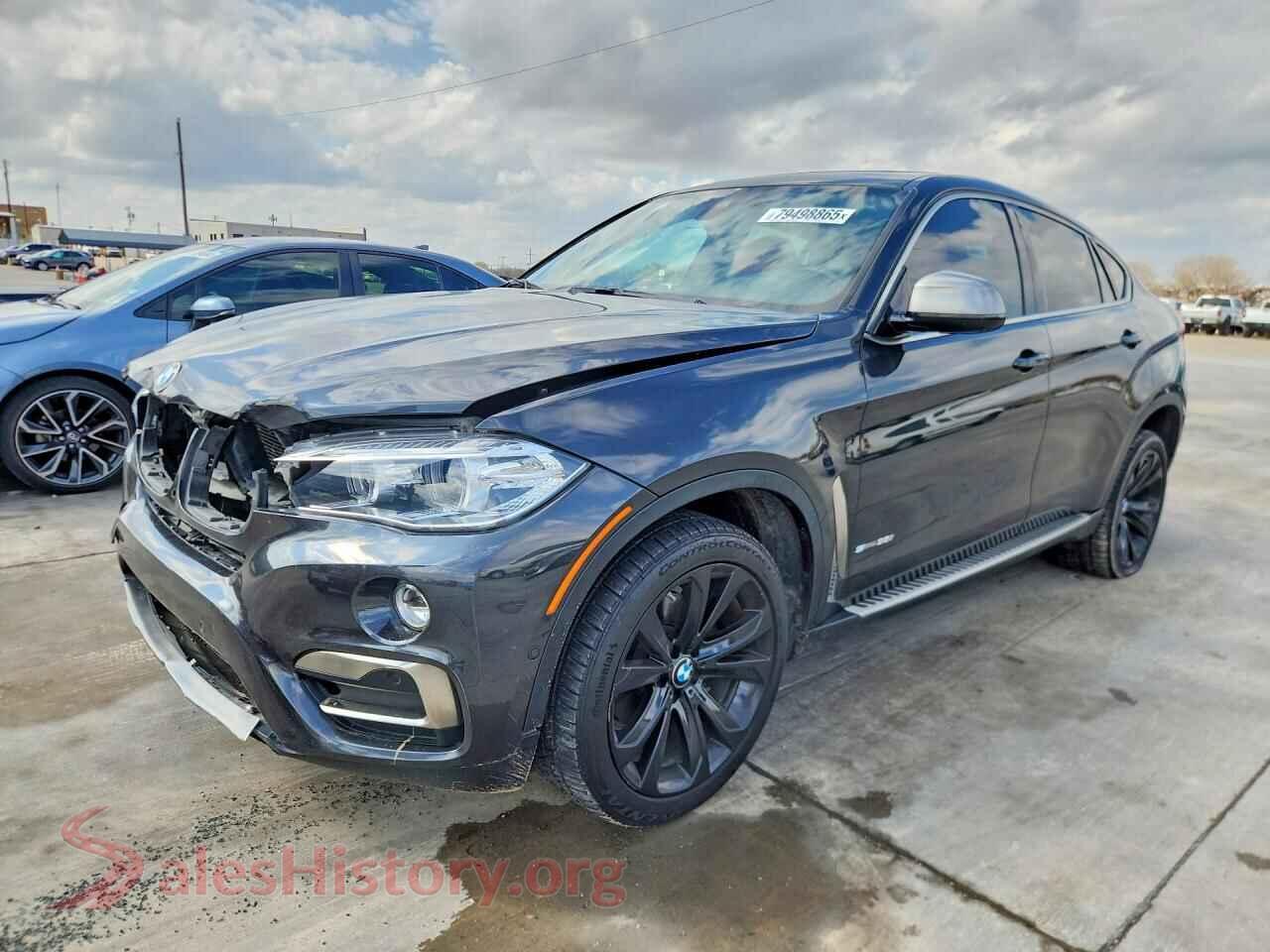2019 BMW X6 VIN 5UXKU0C55K0H98858, auction photo