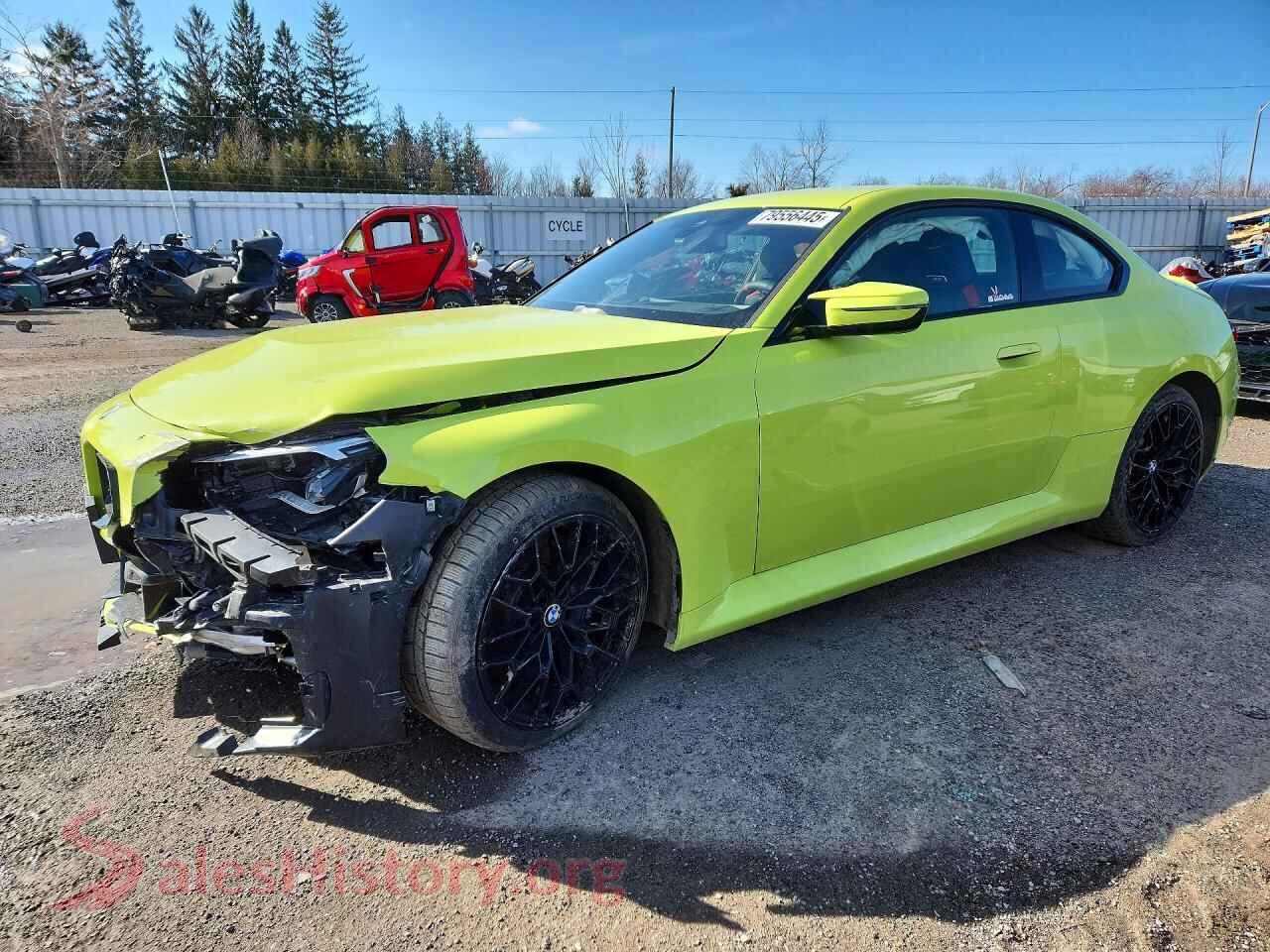 2026 BMW M2 VIN 3MF23DM07T8F98726, auction photo